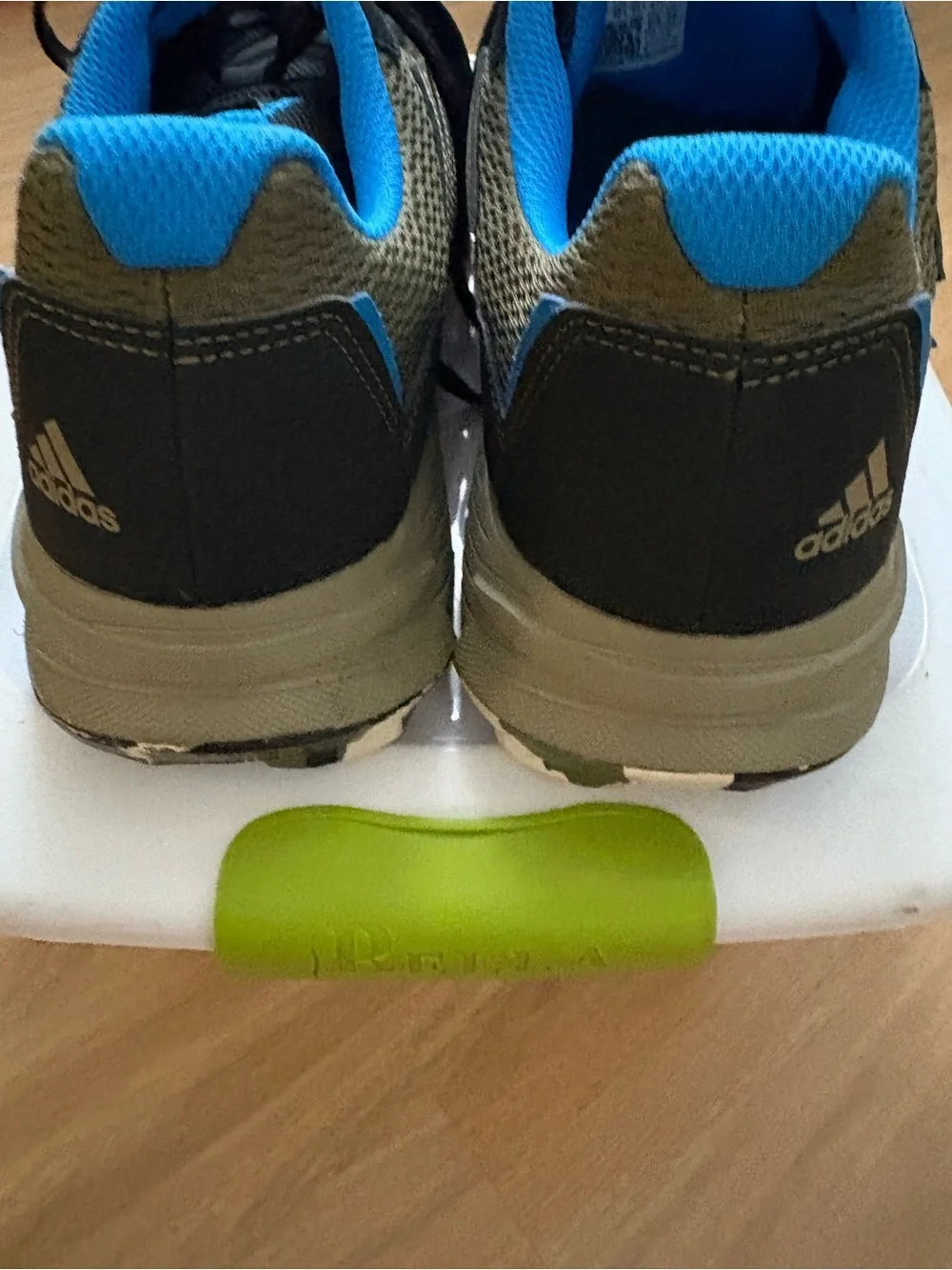 adidas Blue and Black Low-Top Athletic Sneakers
